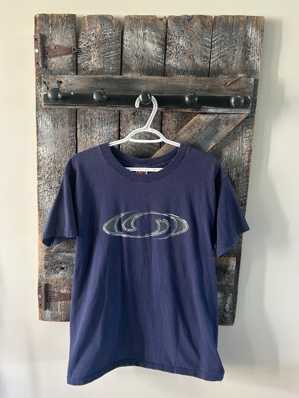 Men's Vintage Salomon T-Shirt Navy Blue